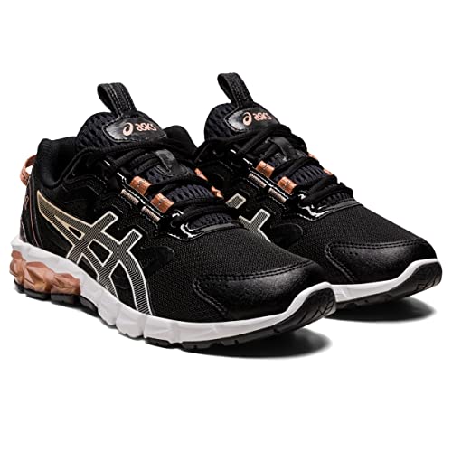 Asics Women's Gel-Quantum 90 Shoes, 8, Black/Rose Gold #TOP1