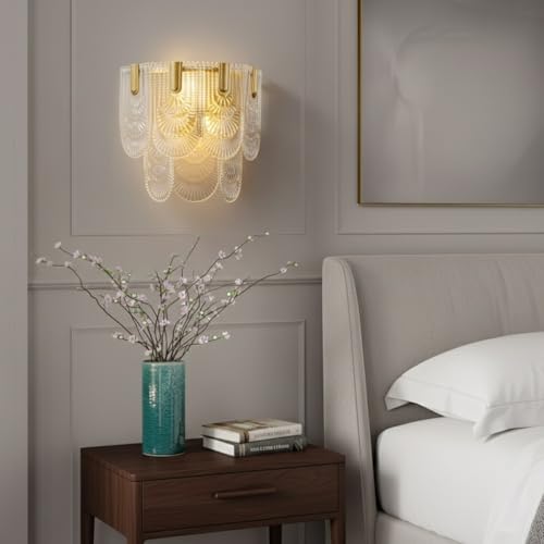 Aplique de pared de 3 luces estilo Art Déco para iluminación interior 3