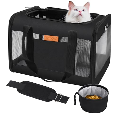 YUNIQUE Soft-Sided Cat & Dog Carrier for Pets Up to...