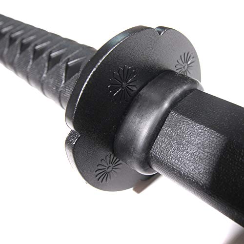 Polypropylene Practice Stick Katana Style (38.5") With Black Saya Scabbard #TOP2
