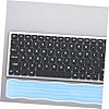 SMASOLO Repose Poignet Clavier Ergonomique Silicone Transparent Support Confortable pour Bureau et Gaming Tapis Souris Antidérapant Facile à Nettoyer Design Élégant #4