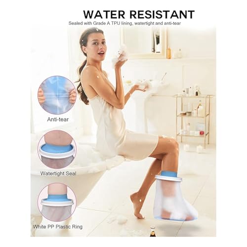 Couvre-Pieds Imperméable pour Douche Adulte pour Éviter de Mouiller Son Plâtre - 3