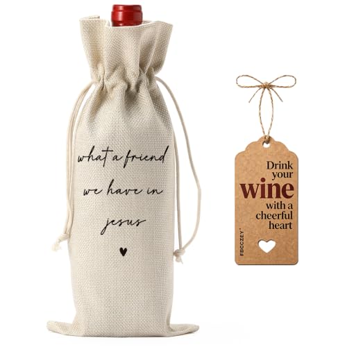 Funny Jesus Gifts Christian Religious Friend Gifts for Friends Wine Bag