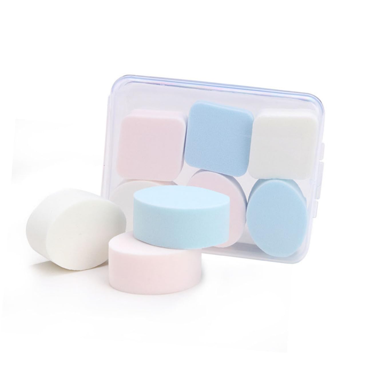 WRITWAA 12pcs Powder Puff Set Sponges Powder Make up Sponge Loose Powder Puff Foundation Powder Puff Powder Sponge Makeup Powder Puff