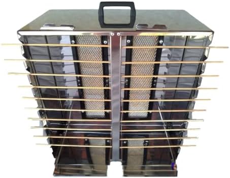 Churrasqueira Para 20 Espetinhos A Gás Em Aço Inox