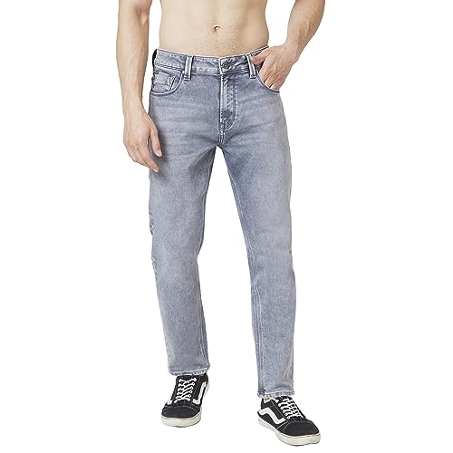Image of Spykar Men's Slim Fit Low Rise Casual Jeans