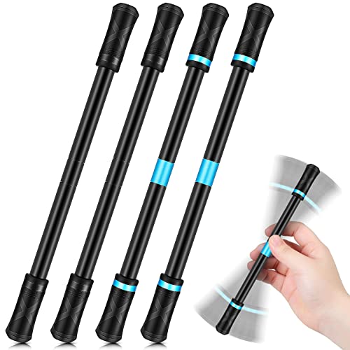Spakon 4 Pcs Spinning Pen Rolling Finger Rotating Gaming Trick Pen Mod Stress Releasing Brain