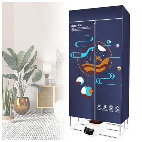 Heated Clothes Airer Electric, Multiple Gears Fast Drying Clothes Airer Electric, Touch Screen Save Time Clothes Airer Indoor for Home Use,B