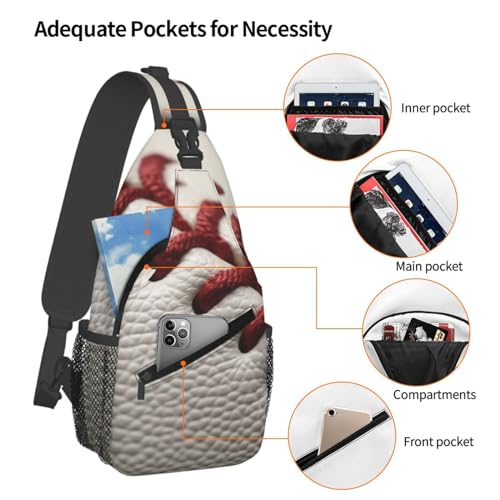 Sling backpack crossbody sling bag para adultos miniatura 4