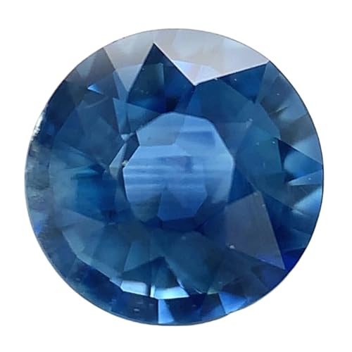 Pierre gemme à facettes en vrac saphir bleu 5.2x3.3mm pour fabrication de bijoux DIY