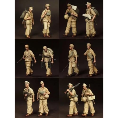 Maquette en résine 1/35 parachutistes allemands pour créer vos dioramas de la WW2