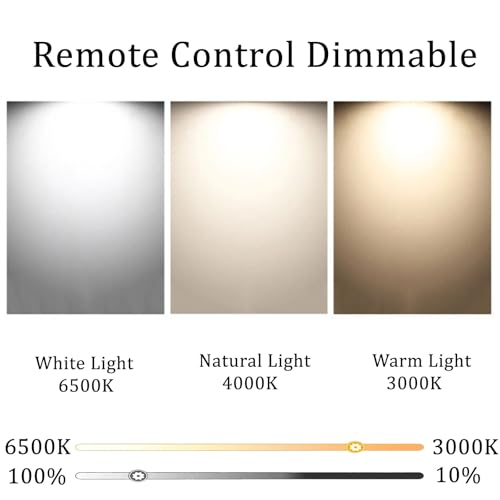 Apliques de pared LED regulables con mando de 60cm en negro y dorado 2