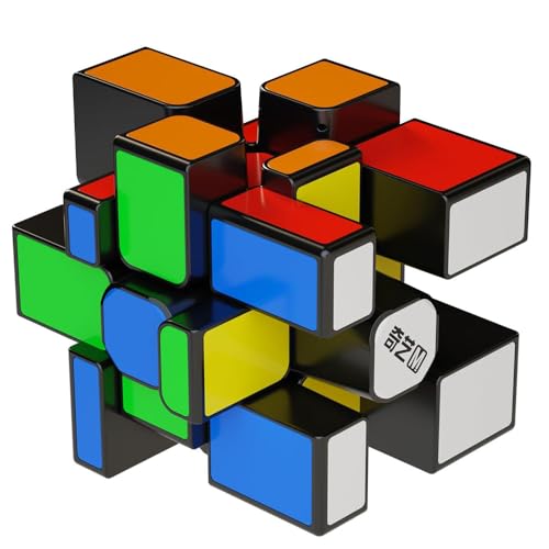 Image of HAWKISTER Qiyi 3X3 Mirror Cube - Magnetic, Tiled, Stickerless Speed Cube Puzzle, 6+ Years