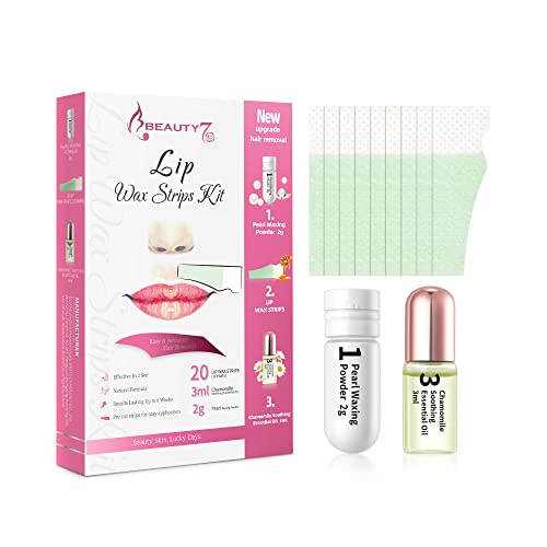 Eyebrow Wax Strips Kit Facial Wax Strips Hair Removal Eyebrow Shaper at Home (LIP)