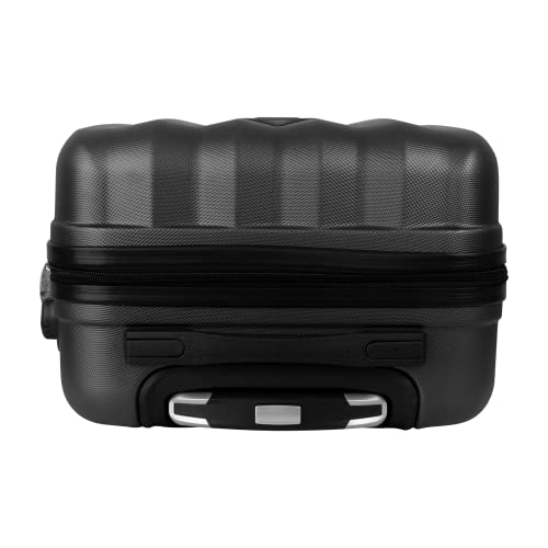 Kit de Malas de Viagem de Bordo Com Rodas 360° Fibra Rígida ABS ANAC