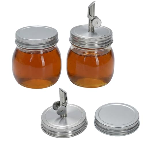 2-Pack Glass Syrup Dispensers