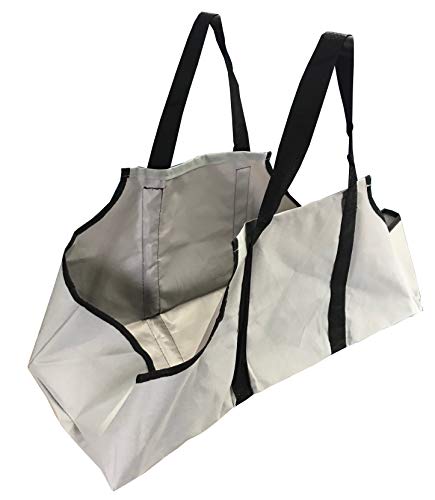 Selections Canvas Log Carrier Bag Tote Wood Waterproof Double Handled