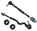 Bapmic Left & Right Tie Rod Assembly + Rack Boot Kit for BMW 3 Series E46 325Ci 325i 328Ci 328i 330Ci 330i Z4