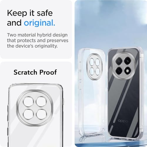 Image of Jkobi Back Case Cover for Oppo F29 Pro (Silicone Clear Shockproof Case with Camera Protection | Soft and Flexible | Transparent)