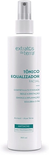 Tônico Equalizador 250 ml - Controla Oleosidade, Reduz Irritação e Auxilia na Cicatrização - Para Pele Acneica