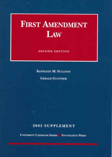 first amendment law 2005 1587787024 Book Cover
