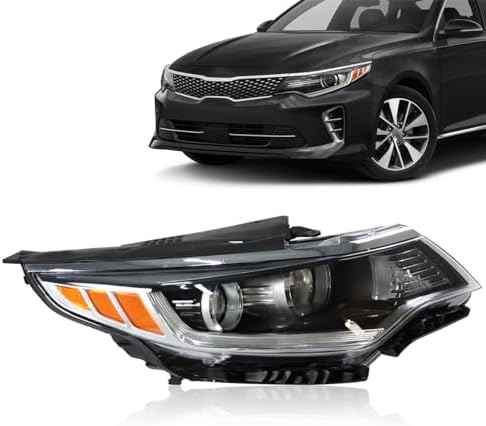 Faro delantero 92102D5000 92101D5000 compatible con Optima 2016 2017 2018 (lado derecho)