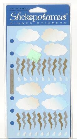 Stickopotamus Binder Stickers - Weather