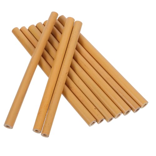 PHENOFICE 10個 ミツバチの受粉チューブ ビーチューブ 竹蜂小屋チューブ 蜂の