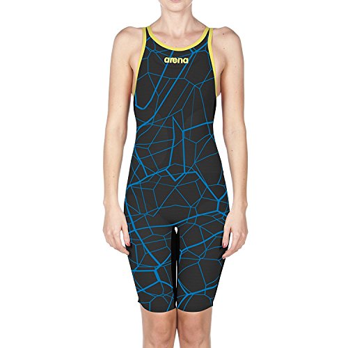 ARENA Powerskin Carbon Air Limited Edition Open Back (Black/Bright Blue, Size 24)