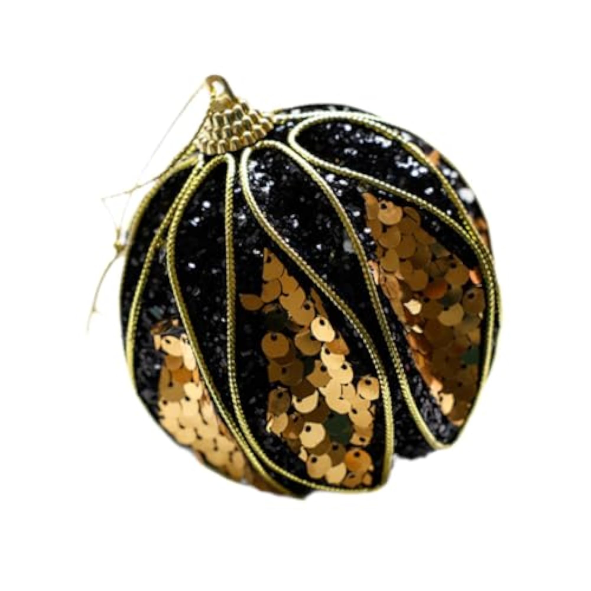 Christmas Glitter Pendant Baubles, New Year Decor