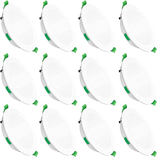 ALUSSO LED Recessed Ceiling Lights, 7W 580Lm Ultra...