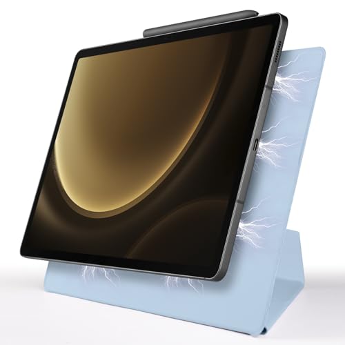 Coque fine Samsung Tab S9 FE+ anti-rayures à rabat automatique