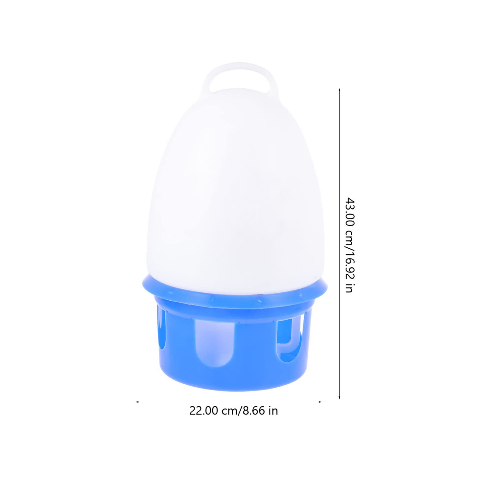 Alipis Abbeveratoio per Uccelli Alimentatore Automatico per Piccioni da 12 Litri Distributore di Acqua per Animali Domestici Sospeso in Plastica Accessori per Gabbie per Uccelli