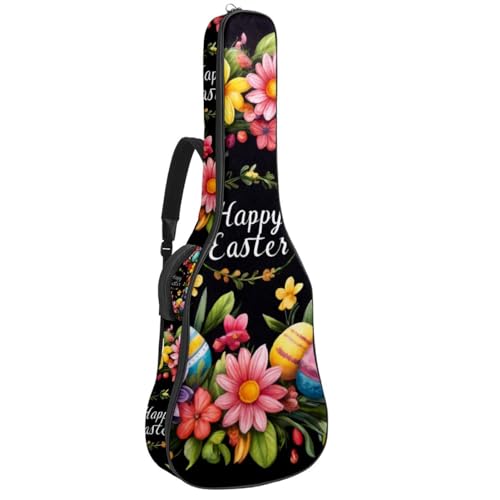 Sac pour guitare acoustique housse étanche 42.9x16.9x4.7 in avec plusieurs poches