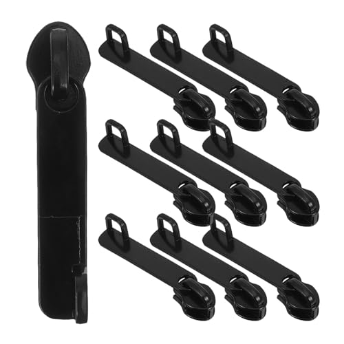 Curseur de fermeture éclair valise 8 noir OATIPHO (100 pcs)