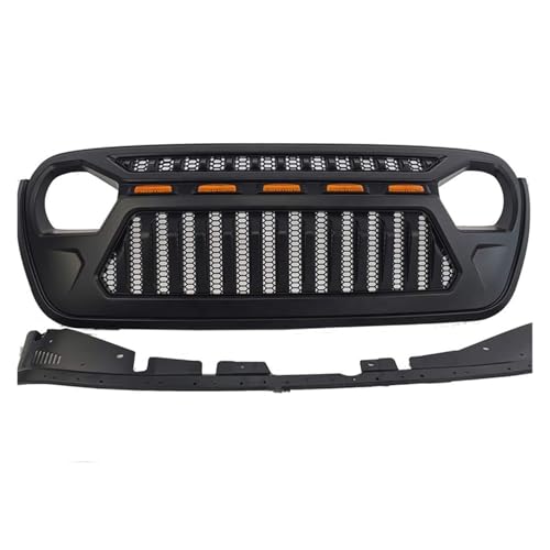 Calandre LED pour Jeep Wrangler JL JT 2018-2022 avant style requin