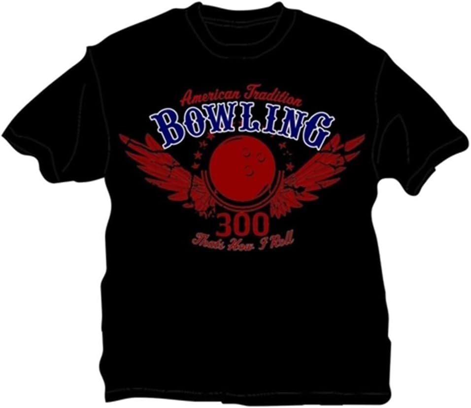 That's How I Roll Bowling T-Shirt - Black Large