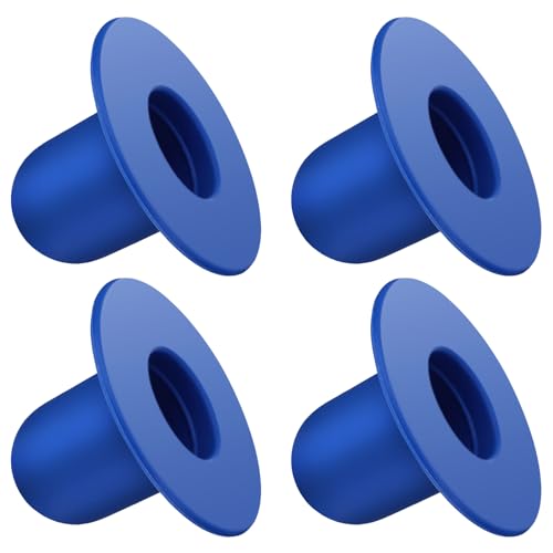 Amaxiu 4 tapones de repuesto para piscina, para el suelo, para piscina, color azul