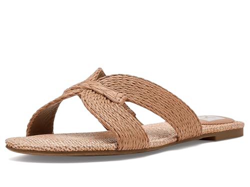Dolce Vita Geeya pour femme, les sandales plates tendance Cafe Raphia 38