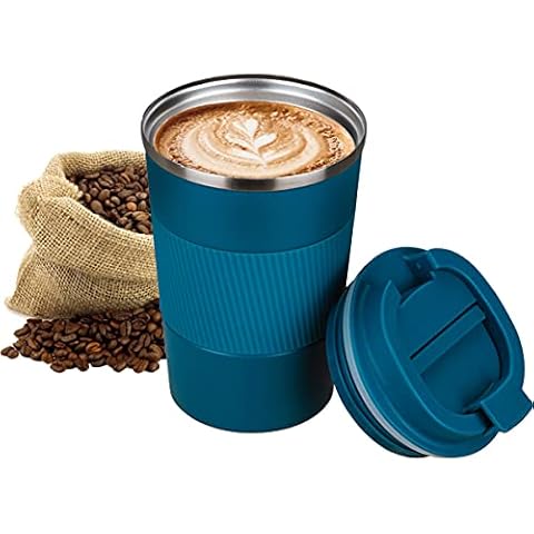 PROVO Taza de Viaje Aislada con Tapa a Prueba de Fugas Cover
