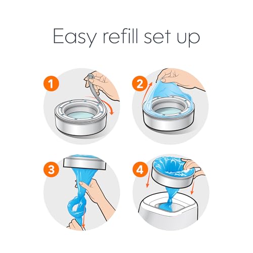 Diaper Genie Bags Refills 270 Count (Pack of 3) Clean Laundry Scent | Diaper Pail Refills with Max Odor Lock | Holds up to 810 Newborn Diapers by Diaper Genie - Image 3