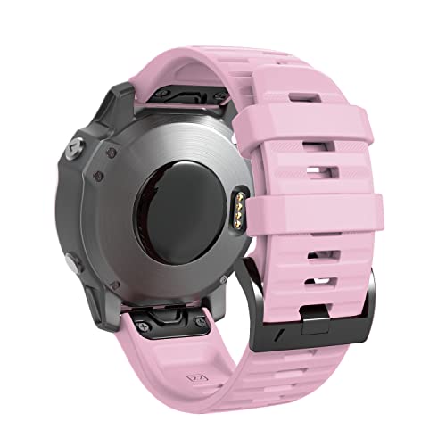 Correa f[strong]á[/strong]cil Easyfit de silicona para Garmin Fenix 5X Plus de 26 mm 5