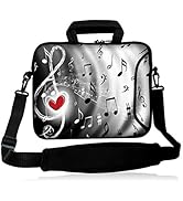 icolor 15" Laptop Bag Case Sleeve 14.1" 14.2" 15.6" Inch Neoprene Laptop Shoulder Messenger Bag 1...