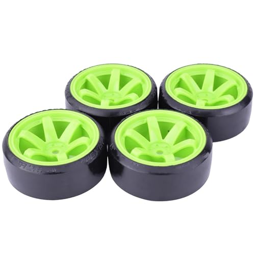RC�J�[�̃^�C���ƃz�C�[�� Compatible With Traxxas D4 For HSP For HPI For Sakura TT01 For Tamiya 1:10 �h���t�g RC �J�[�A�N�Z�T���[ RC �h���t�g�I�����[�h�z�C�[���^�C��(4)