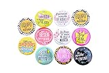 Pack de 11 originales chapas para todo tipo de invitados con diferentes frases. ¡¡Encuentra la tuya!!