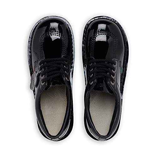 Kickers Girls Kick Lo Core School Shoes Black 74