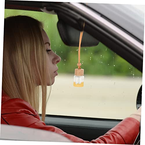 9 botellas de vidrio difusor aromático para auto miniatura 6