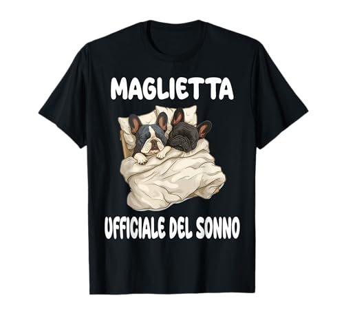 Pigiama ufficiale con bulldog francese Frenchie Maglietta