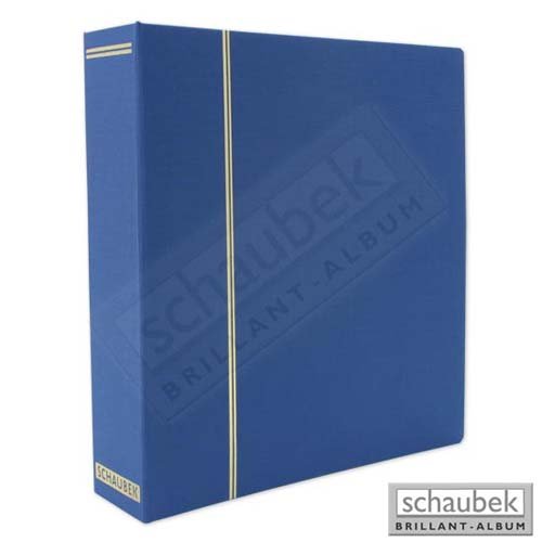 Preisvergleich Produktbild Schaubek Ganzleinen-Schraubbinder, blau, mit 40 Blanko- blättern bb300 DS300 / 3