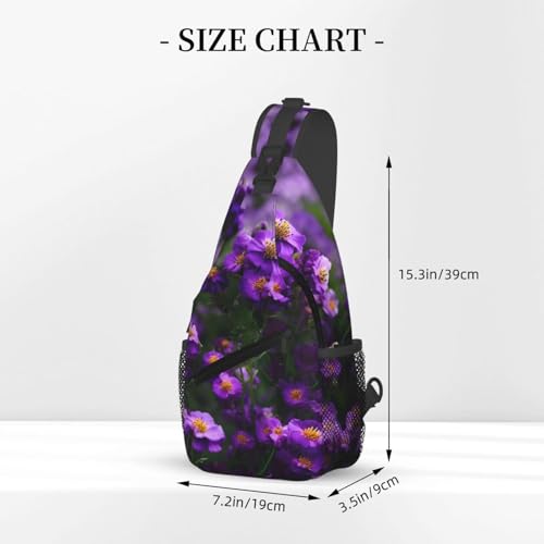 Mochila cruzada deportiva negra para senderismo unisex miniatura 3